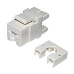 Dynamix FP-C6-007SH Cat6 Keystone Shuttered 180 RJ45 Jack. Suitable for Open Keystone Plates Only-NOT face plate adapter clips  NOVOBER MONSTER SALE
