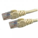Dynamix PL-C6A-4 Cat6 RJ45 Patch Lead - 4m - Beige UTP - T568A - 250MHz - 24AWG - Slimline - Snagless - Gold Plated