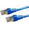 Dynamix PLE-C6A-4 Cat6 RJ45 Patch Lead - 4m - Blue UTP - T568A - 250MHz - 24AWG - Slimline - Snagless - Gold Plated