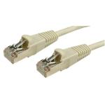 Dynamix PLSSGY-C6A-2 Cat6A RJ45 Patch Lead - 2m - Grey S/FTP - Shielded - 10G - 34AWG - Ultra-Slim - Gold Plated - PoE 802.3af