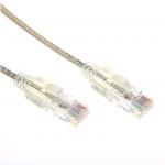 Dynamix PLS-C6-0.75 Cat6 RJ45 Patch Lead - 75cm - Beige UTP - Slimline - Gold Plated - Not HDBaseT Compatible