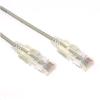 Dynamix PLSGY-C6-1 Cat6A RJ45 Patch Lead - 1m - Grey UTP - 10G - 30AWG - Ultra-Slim - Gold Plated - PoE 802.3af Dynamix PLSGY-C6-1 Cat6A RJ45 Patch Lead - 1m - Grey UTP - 10G - 30AWG - Ultra-Slim - Gold Plated - PoE 802.3af