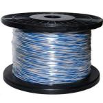 Dynamix Jumper Cable Roll - 250m - Blue & White Copper 0.45mm