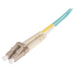 Dynamix FL-LCLCOM4AQ-0 DYNAMIX 0.5M 50u LC/LC OM4 Fibre Lead (Duplex Multimode) Aqua LSZH Jacket
