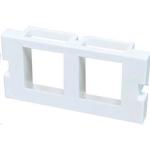 Dynamix AVP-KEY-2P 2 Port Keystone Bezel for AVP-3UFP Plate