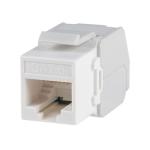 Dynamix FP-C6-TLWH  Cat6 UTP Keystone Slimline Tooless & Punch Down Compatible Jack. 180 Dual IDC23 26AWG. Colour White