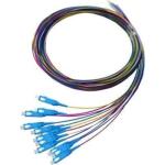 Dynamix FPT-OS1SC-12 OS1 SC Pigtail - 12 Pack - 2m Singlemode - Colour Coded - 900um - Tight Buffer