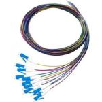 Dynamix FPT-OS1LC-12 OS1 LC Pigtail - 12 Pack - 2m Singlemode - Colour Coded - 900um - Tight Buffer