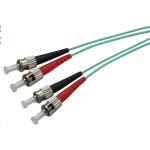 Dynamix FL-STST50-1 OM3 ST to ST Fibre Lead - 1m 50 Micron - Duplex - Multimode