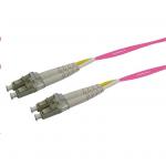 Dynamix FL-LCLCOM4-20 OM4 LC to LC Fibre Lead - 20m - Raspberry Pink 50 Micron - Duplex - Multimode