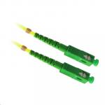 Dynamix FSM-SCASCA-2-SX OS1 SC APC to SC APC Fibre Lead - 2m - Yellow 9 Micron - Simplex - Singlemode - G657A1 Bend Insensitive - LSZH Jacket