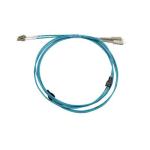 Dynamix FLA-LCLCOM3-10 OM3 LC to LC Armoured Fibre Lead - 10m - Aqua Duplex - Multimode - 3.3mm - LZSH Jacket