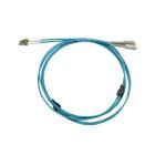 Dynamix FLA-LCLCOM3-20 OM3 LC to LC Armoured Fibre Lead - 20m - Aqua Duplex - Multimode - 3.3mm - LZSH Jacket