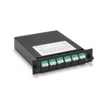 Dynamix FPP-MPOMM-LC12 OM3/4 MPO to LC Fibre Cassette - 6 Port - 12 Fibres Multimode - Duplex - Polarity A/C - Elite Low Loss Connectors