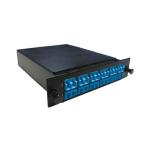 Dynamix FPP-MPOSM-LC24 SM MPO to LC Fibre Cassette - 12 Port - 24 Fibres Singlemode - Duplex - Polarity A/C - Elite Low Loss Connectors