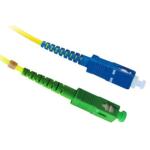 Dynamix FSM-SCASC-1 1M SCAPC/SC SIngle mode G657A1 Duplex Fibre Lead LSZH Yellow Jacket