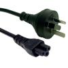 Dynamix C-POWERNC1 7.5A 3 Pin to IEC C5 Power Cord - 1m Clover Shaped - SAA Approved - AU/NZ