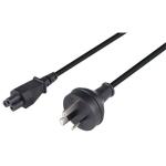 Dynamix C-POWERNC03 7.5A 3 Pin to IEC C5 Power Cord - 30cm Clover Shaped - SAA Approved - AU/NZ - - For Notebook / More