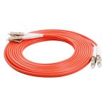 ETU-LINK Fiber Cable - 2m - Orange LC to LC - OM2 - Multimode - 50/125µm