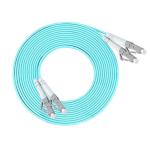 ETU-LINK 10G Fiber Cable - 1m - Aqua LC to LC - OM3-300 - Multimode - 50/125µm