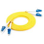 ETU-LINK Fiber Cable - 1m - Yellow LC to LC - OS2 - Single-mode - 9/125µm