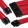 GGPC Gaming PC Braided Extension Cable Kit, (Red, 40cm) Includes 1 x 20+4 Pin, 2 x 6+2 Pin, 1 x 4+4 Pin Cables GGPC Gaming PC Braided Extension Cable Kit, (Red, 40cm) Includes 1 x 20+4 Pin, 2 x 6+2 Pin, 1 x 4+4 Pin Cables
