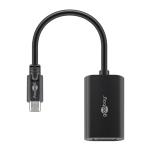 Goobay 51776 USB-C to VGA Adapter - 20cm - Black