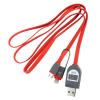 USB-A to MicroUSB / Lightning Cable 2-in-1 - LCD Display