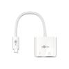 Goobay 51775 USB-C to HDMI Adapter - White 4K 60Hz - 60W 3A