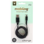 Mobling USB-A to Micro USB Cable - 1.2m - Black Braided