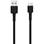 Xiaomi USB-A to USB-C Cable - 1m - Black High Quality Braided - Durable - Supports Samsung Fast Charging