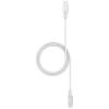 Mophie Premium - 60W USB-C Cable - 1.5m - White PD Fast Charging - Up to 60W - Durable Braided Nylon - Heavy-Duty Construction - Anodized Matte Aluminium Connectors - Universal Compatibility Mophie Premium - 60W USB-C Cable - 1.5m - White PD Fast Charging - Up to 60W - Durable Braided Nylon - Heavy-Duty Construction - Anodized Matte Aluminium Connectors - Universal Compatibility
