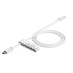 Mophie Premium - 60W USB-C Cable - 1m - White PD Fast Charging - Up to 60W - Durable Braided Nylon - Heavy-Duty Construction - Anodized Matte Aluminium Connectors - Universal Compatibility