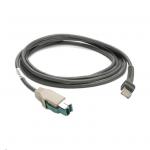 Zebra USB Scanner Cable - 2.1m for Motorola Scanners - Power Plus