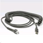 Zebra CBA-U12-C09ZAR USB Scanner Cable - 2.7m for Motorola scanners - Coiled