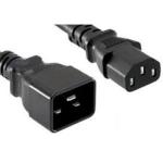 Male C20 To Female C13 Power Extension Cable for PDU UPS 0.5M