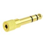 PUDNEY P3511 ADAPTOR 3.5MM STEREO SOCKET  to 6.3MM STEREO PLUG Commonly used to convert a 3.5mm stereo plug to a 6.3mm stereo plug