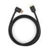 Promate PROLINK4K1-150 4K 60Hz HDMI Cable - 1.5m - Black Right Angle - 24K Gold Plated - High-Speed Ethernet - 3D Support - Mesh Braided - PVC Promate PROLINK4K1-150 4K 60Hz HDMI Cable - 1.5m - Black Right Angle - 24K Gold Plated - High-Speed Ethernet - 3D Support - Mesh Braided - PVC