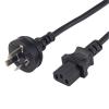 Dynamix C-POWERC 10A 3 Pin Plug to IEC C13 Power Cord - 1.8m - Black 1.0mm Copper Core - SAA Approved - AU/NZ - 240V