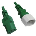 RackPower CM0CC200GN 10A C14 to C13 Cable - 2m - Green 0.75mm2 - PVC