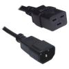 RackPower CM2CC100-12 10A - 16A C19 C14 to C19 Cable - 1m - Black 1.5mm2 - PVC - For use with max 10amp (2400W) rated equipment only RackPower CM2CC100-12 10A - 16A C19 C14 to C19 Cable - 1m - Black 1.5mm2 - PVC - For use with max 10amp (2400W) rated equipment only