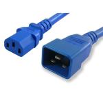 Eaton IEC C13 to C20 Power Cord - 40cm - Blue