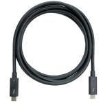 QNAP Thunderbolt 4 Active 40Gb/s 2m USB Type-C Cable For TVS-hx74T, TVS-x72XT, TVS-1282T3, TVS-882ST3,TVS-882BRT3, TS-453BT3, TVS-1582TU, QNA-T310G1T, QNA-T310G1S