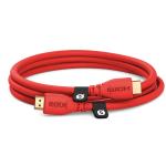 RODE HDMI Cable - 1.5m - Red 2.0 Premium High Speed HDMI Cable with Ethernet