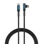 RockRose OneLink Pro 60W - 3A USB-C Cable - 1m Right Angled - PVC / Nylon / Metal Casing