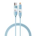 RockRose Hercules 60W 4-in-1 Charging Cable - 1m USB-A to USB-C / Lightning - USB-C to USB-C / Lightning