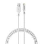 RockRose Asics AL USB-A to Lightning Cable - 1m - Light Grey TPE Connector - Braided Cord