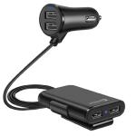 Sansai IPH-706E 4 Port USB Car Changer with 1.8m Cable