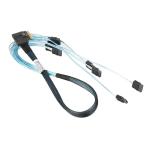 Supermicro Slimline x8 LA to 8x SATA Cable - 70cm Internal - 32AWG
