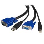 StarTech.com SVUSB2N1 6 6 ft 2-in-1 USB KVM Cable